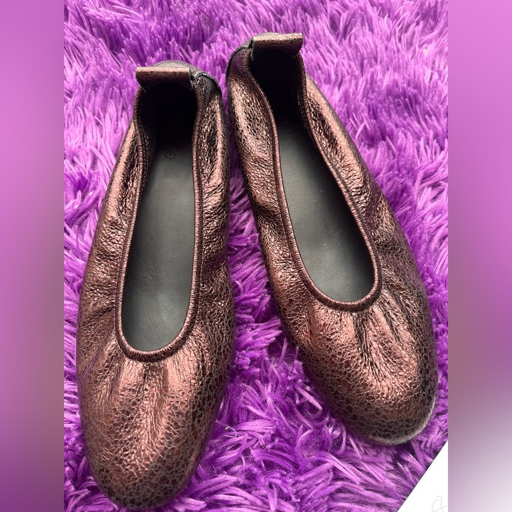 Arche Metallic Brown Flats